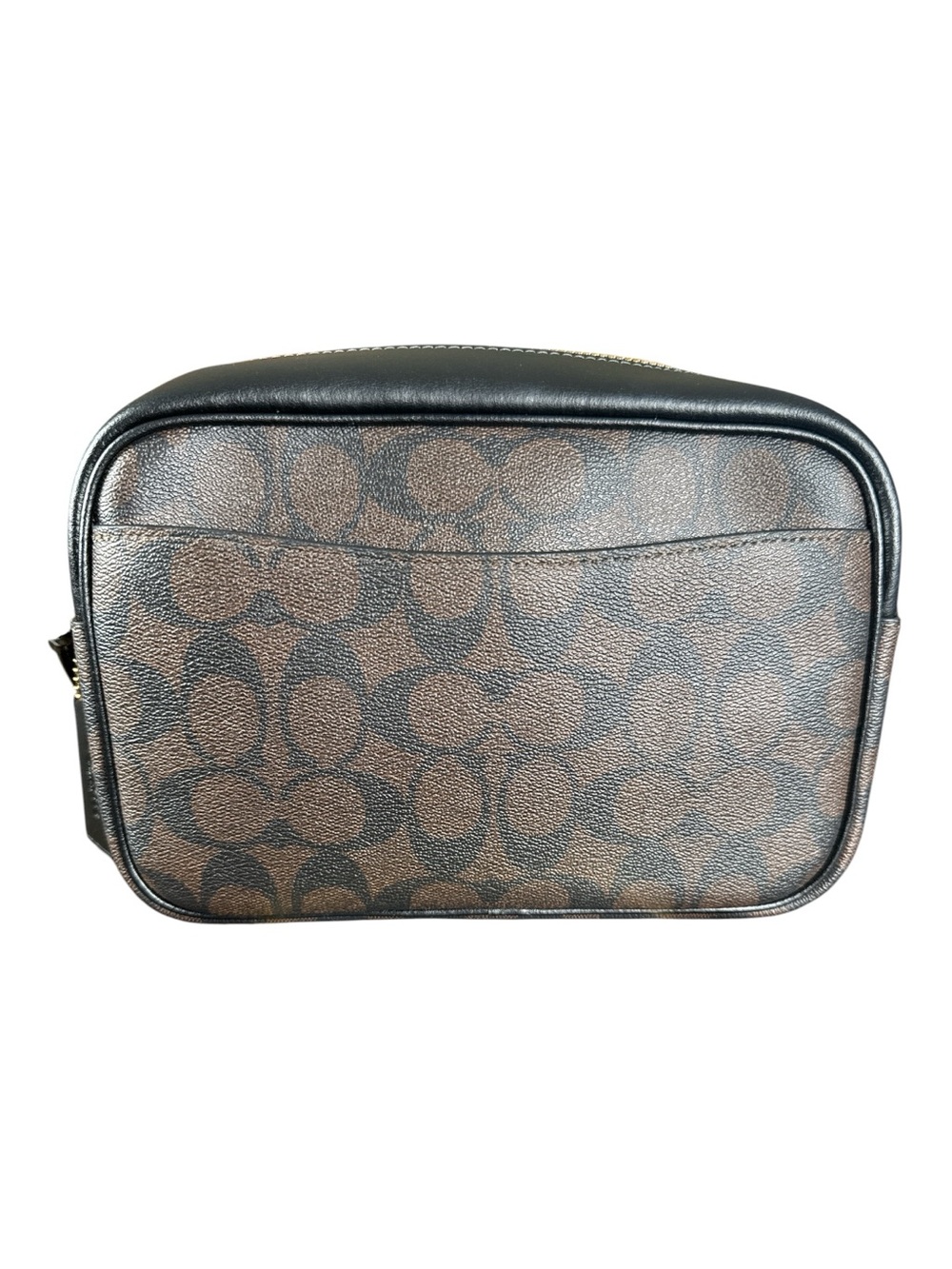 COACH Jamie Camera Crossbody Bag, Brown Signature Coated Canvas Bag - Picture 7 of 9